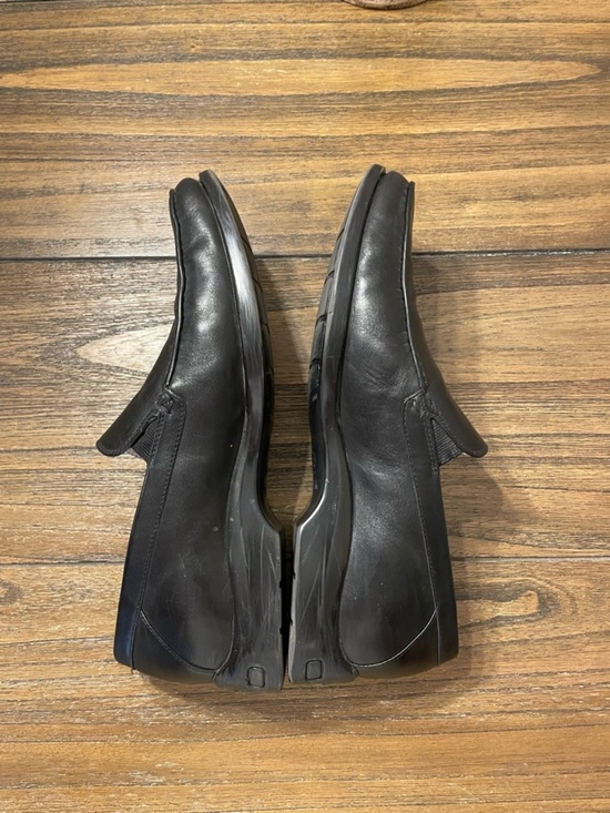 Neil M Rome Black Leather Comfort Loafer Size 12 EEE Extra Wide Slip On Shoes